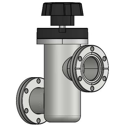 真空CF法蘭手動直線型角閥